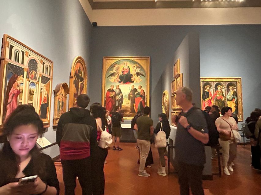 Florence: Accademia Gallery David Entry & Audio Guide App - Top-floor altarpieces: finishing with bigger religious art
