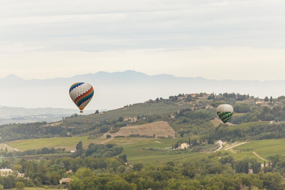 Florence: Balloon Flight Over Tuscany - The one-hour flight: how the wind guides your route