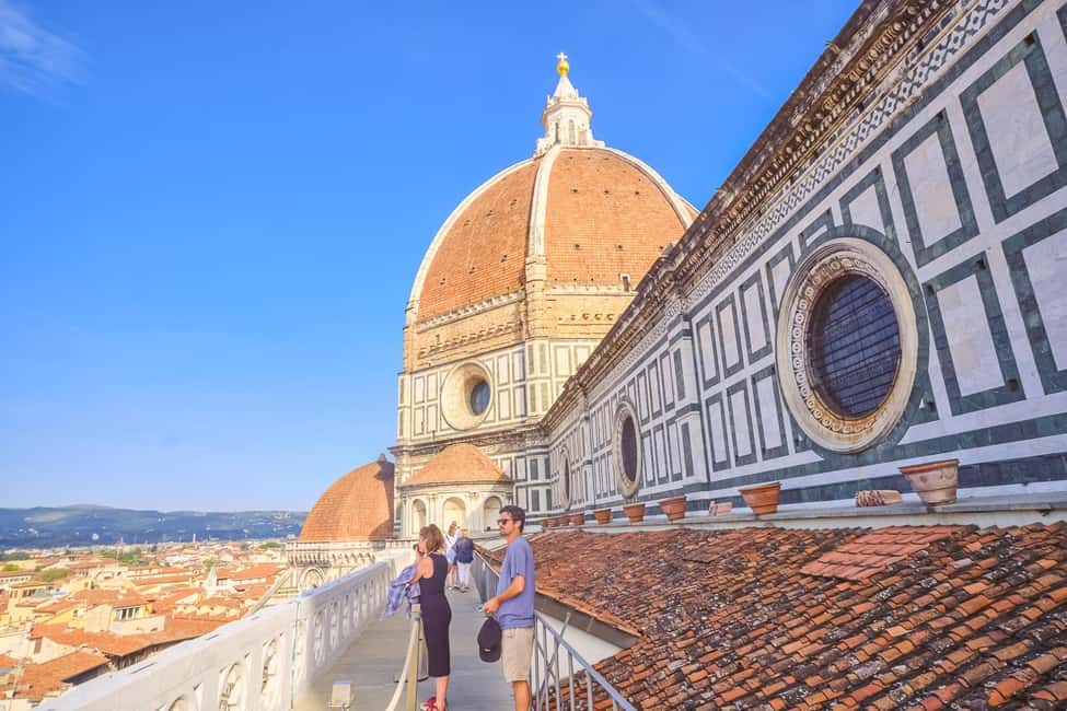 Florence: Cathedral, Dome and Terraces Guided Tour - The restoration room and old façade statues you don’t usually see