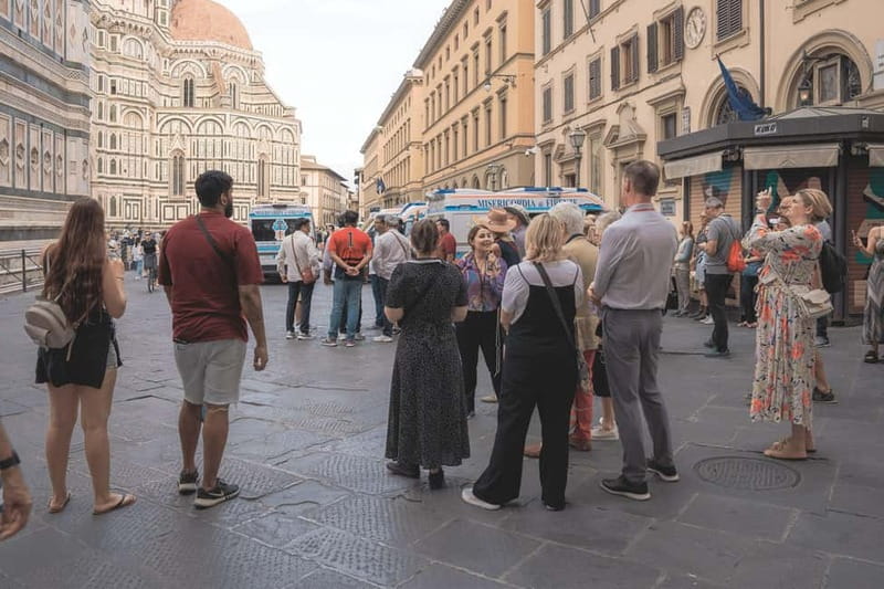 Florence Duomo Square Guided Walking Tour with Entry Tickets - Baptistery time at the Gates of Paradise
