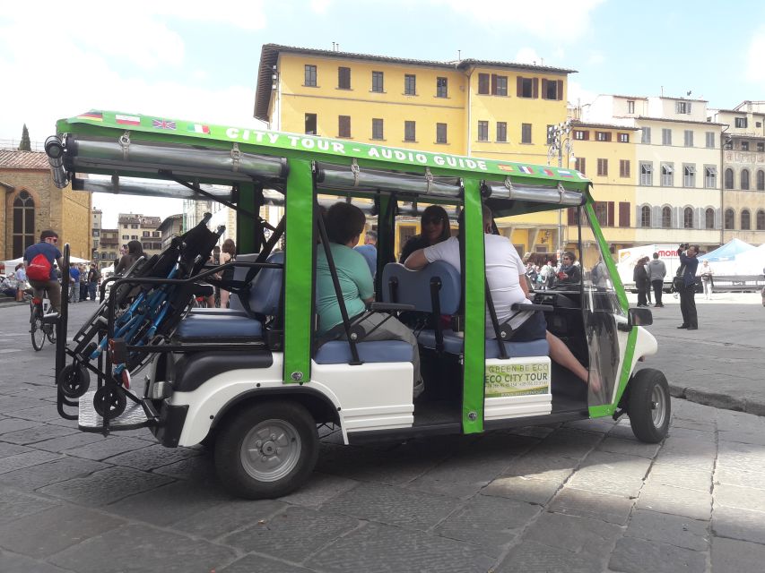Florence: Eco-Friendly Golf Cart City Tour with Audio Guide - Basilica of Santa Croce and the City Library Zone