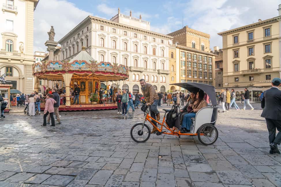 Florence: Guided City Tour by Rickshaw - Arno River and Ponte Vecchio: Photo Stops That Actually Feel Worth It