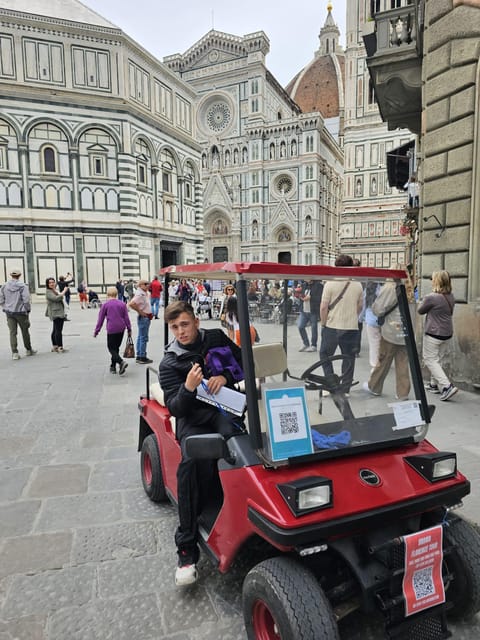 Florence: Michelangelo Hill Panoramic Tour with Food Tasting - Electric Golf Carts and Quiet Hills Above Florence