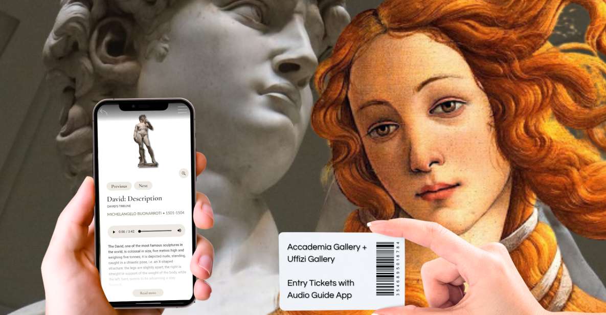 Florence: Uffizi & Accademia Priority Tickets with Audio App - Key Highlights at a Glance