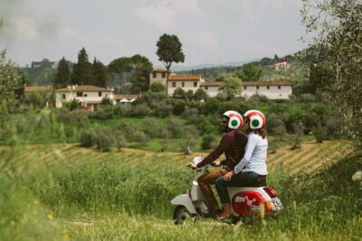Florence Vespa Tour: Tuscan Hills and Italian Cuisine - Piazza Michelangelo, Pozzolatico, and the Chianti road angle