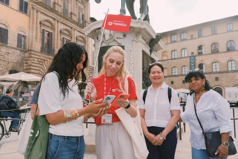 Florence: Walking Tour with David, Duomo & Uffizi Gallery - Duomo Exterior, Medici Power, and Street-Level Florence