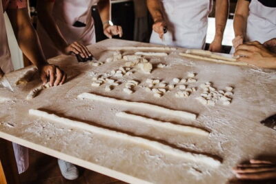 Francy's Pasta & Gnocchi on Top of Florence Hills - What you actually make: ravioli, chitarra, and gnocchi
