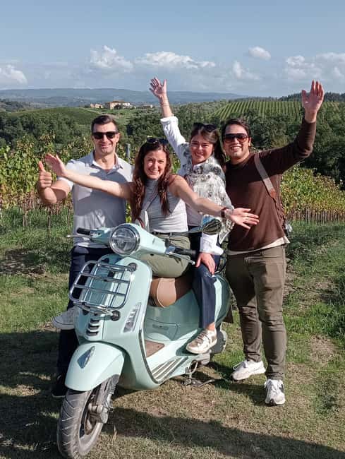 From Florence: Small Group Vespa Tour Tuscany Winery & Lunch - Who should book this Vespa Chianti tour