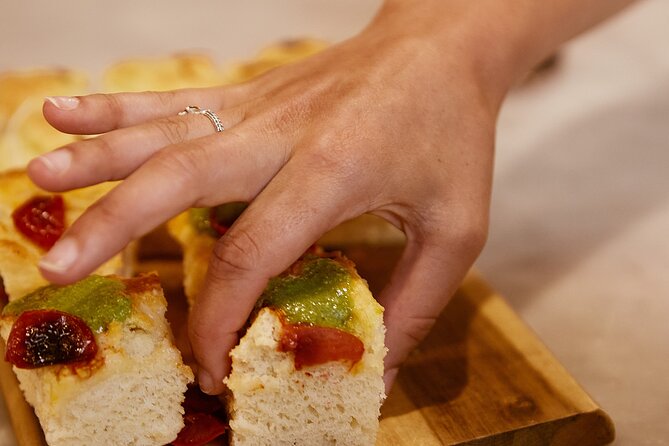 Small Group Cooking Class & Market Food Tour in Florence - Cooking in the school: bruschetta, fresh pasta, sauces, and dessert