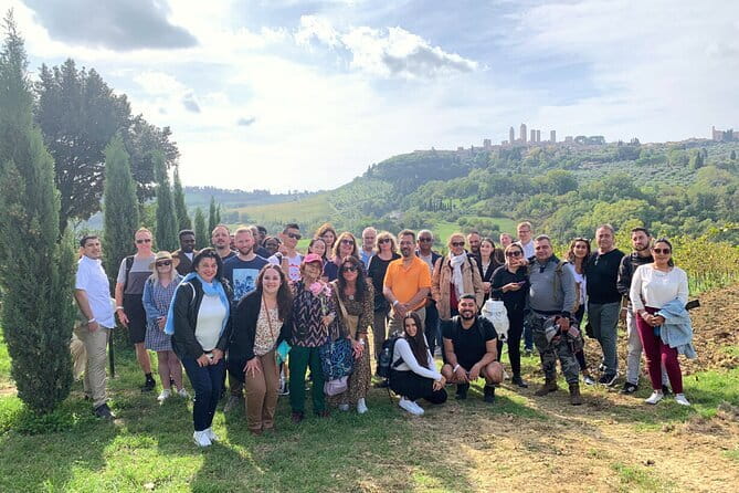 Tuscany Experience: Pisa, Siena, San Gimignano & Wine Tasting - A long day, four icons: Pisa to Chianti, San Gimignano, Siena